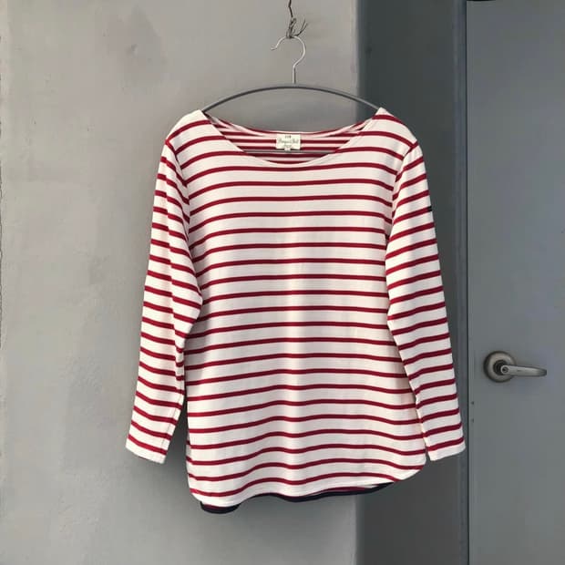 23X red stripe tee 레드 단가라티