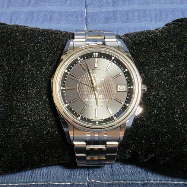 시티즌 시계 익시드 EBG74-2644 22년 일본 스탬핑, 작년 배터리