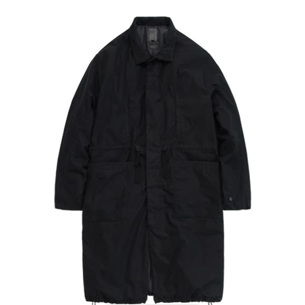 2) 폴리테루 헤비델 코트 블랙 헤비 델