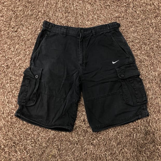 L 나이키 코튼 카고 반바지