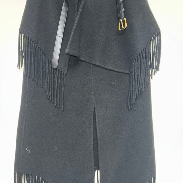 recto 렉토 케이프 울스커트