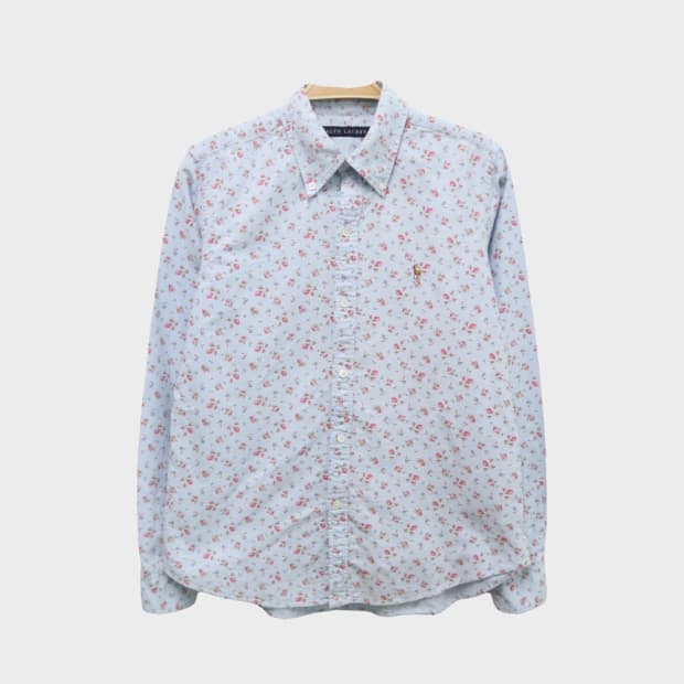 폴로 랄프로렌 플라워 패턴 옥스포드 셔츠 63925