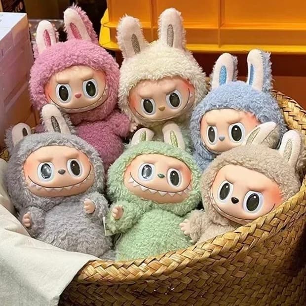 [ONE SIZE] 팝마트 라부부 키링 솔트 & 세서미 빈