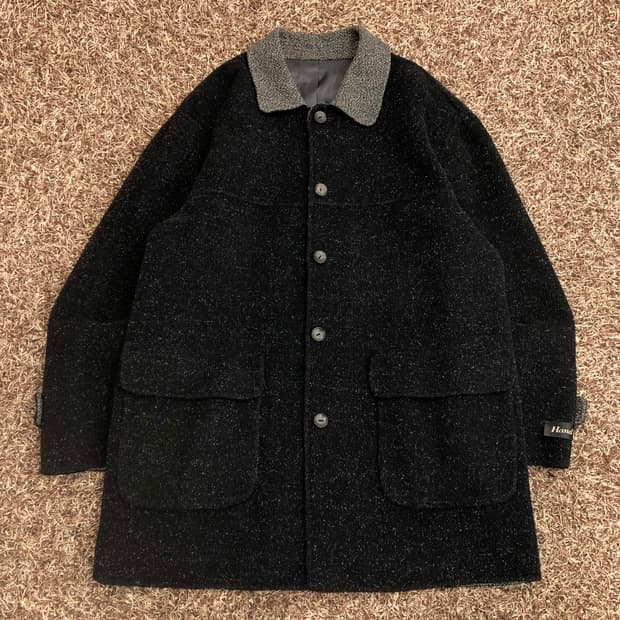 APACHE 90s 울 핸드메이드 코트