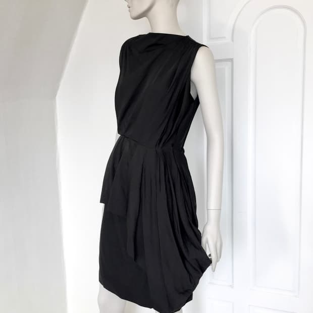 Vionnet Italy Asymmetric Pleats Dress