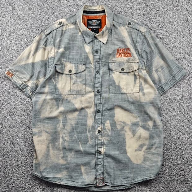 할리데이비슨 반팔 셔츠 커스텀 ( 2XL ) / 11939