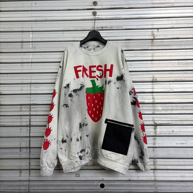 웨스트폴 아카이브 핸드 다이드 프레쉬 스웻셔츠