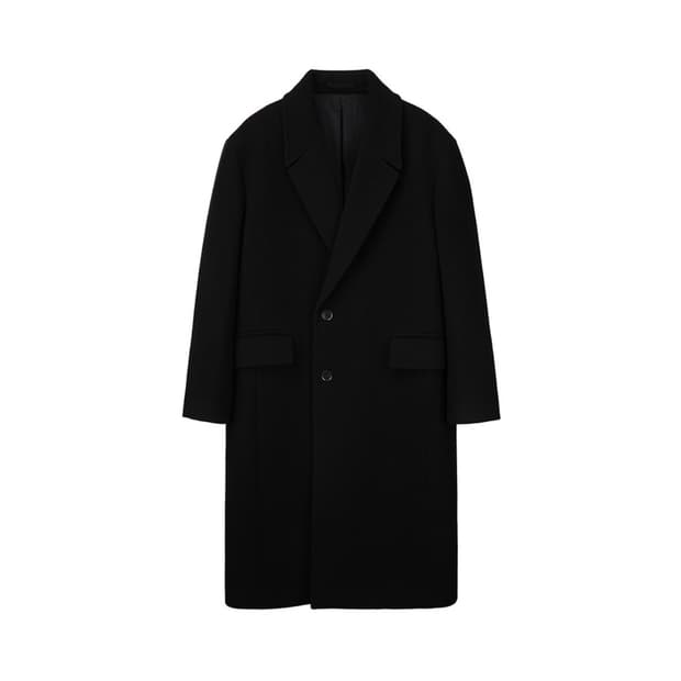 일꼬르소 대디핏 더블 코트 블랙 (S사이즈)