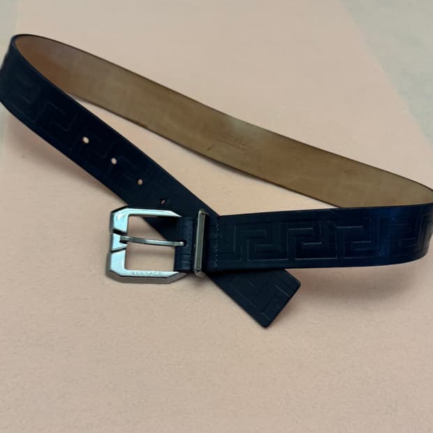versace 가죽 벨트 