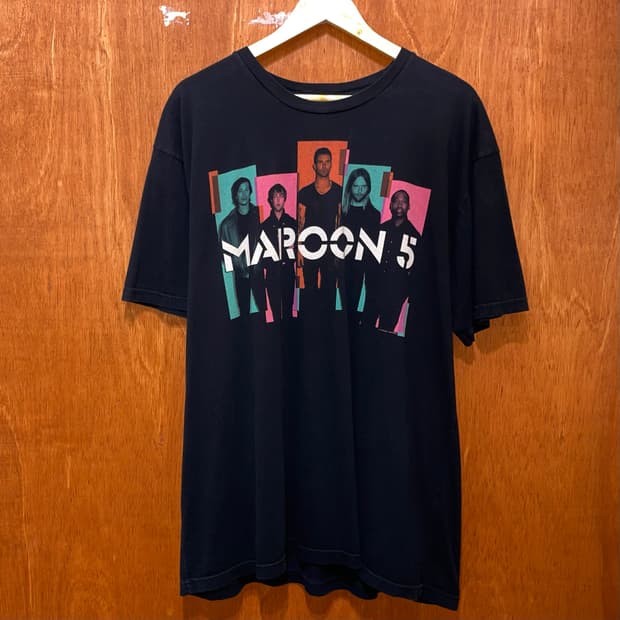 (2XL) USA Maroon5 마룬파이브 프린팅 반팔티