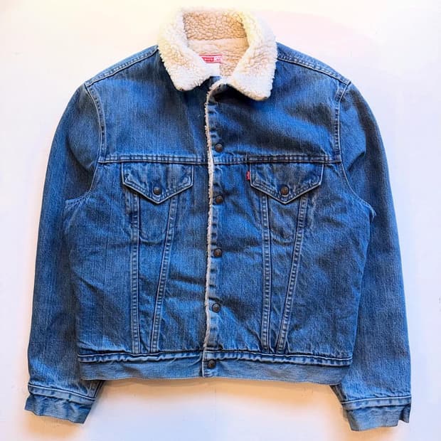 리바이스 데님 셰르파 자켓