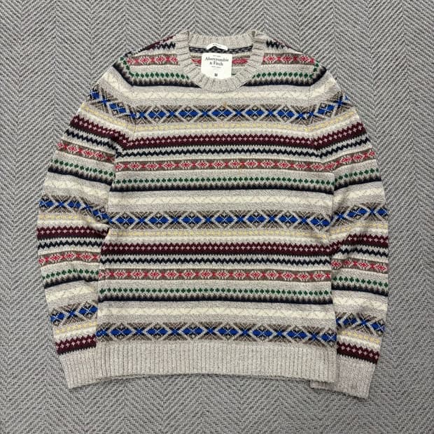 아베크롬비앤피치 에스닉패턴 니트 v2067