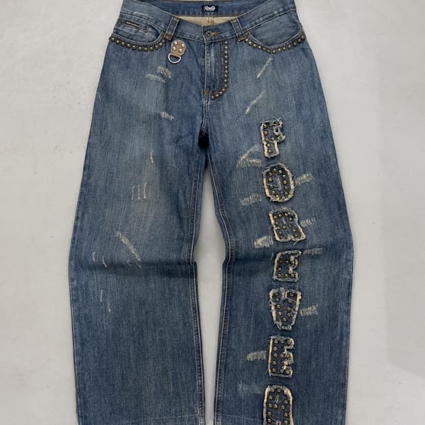 04AW 돌체앤가바나 아카이브 데님 팬츠