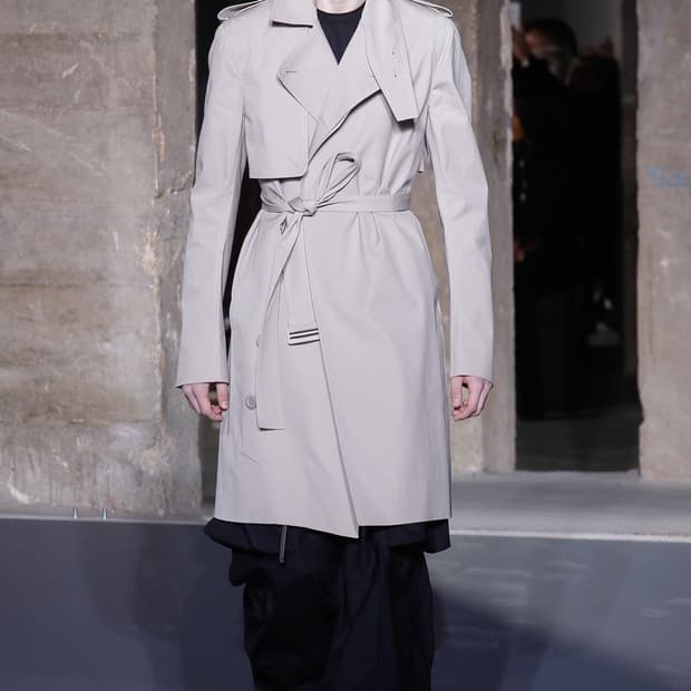 RickOwens FW16Mastodon Structured Trench