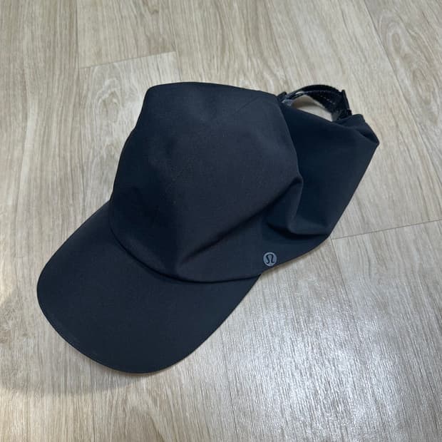 룰루레몬 모자 블랙 L/XL, 헤어밴드  묶어 팝니다