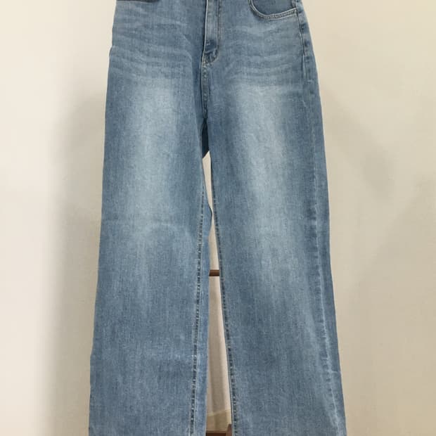 vtg 워싱중청 청바지