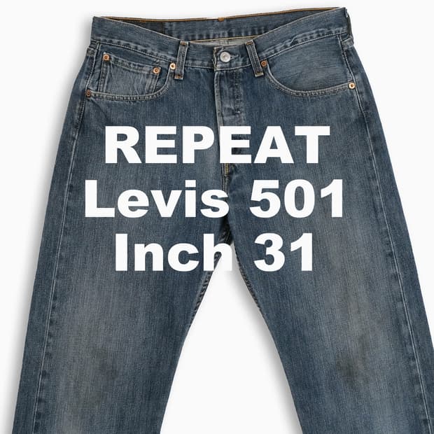 빈티지 리바이스 501 중청 31 인치 LV50131213