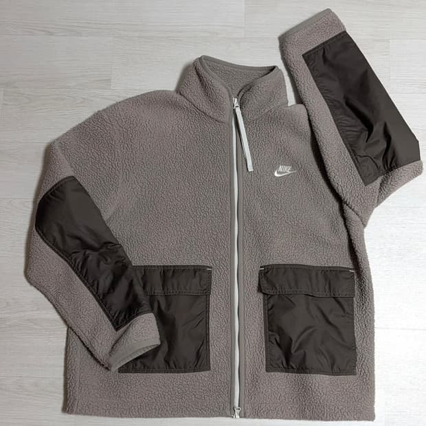 나이키 스포츠웨어 에센셜 셰르파 플리스 재킷, DV8183-08