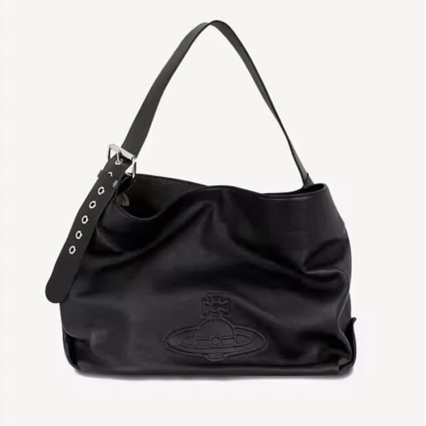 비비안웨스트우드 블랙 호보백 숄더백