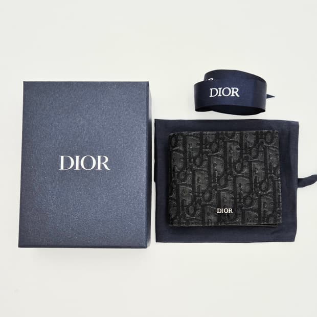 디올 오블리크 남성 반지갑