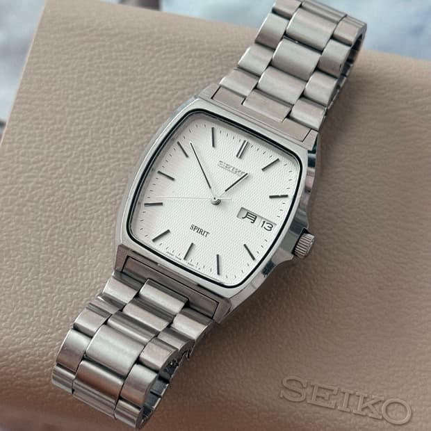 Seiko 세이코 쿼츠 SPRIT 옥타곤 Day-Date 1993