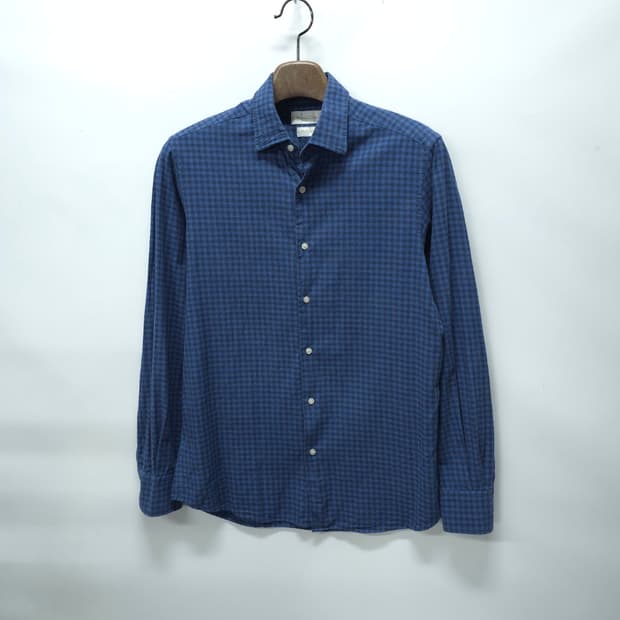 마시모두띠 잔체크 워싱셔츠 (남성95)