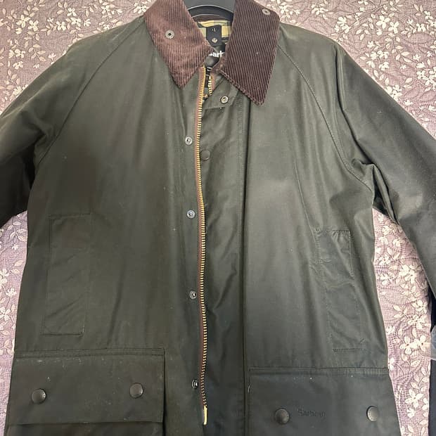 바버 뷰포트 왁스 자켓