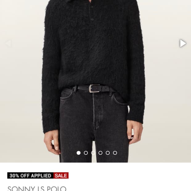 올세인츠 니트 새제품