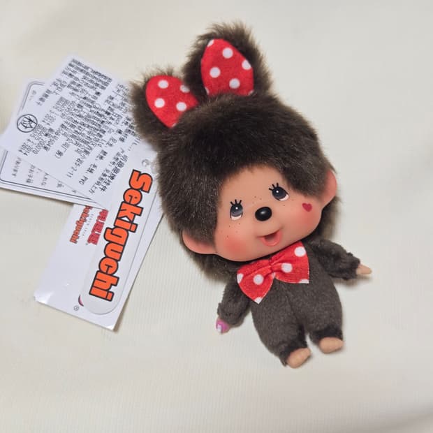 몬치치 빨간리본 키링