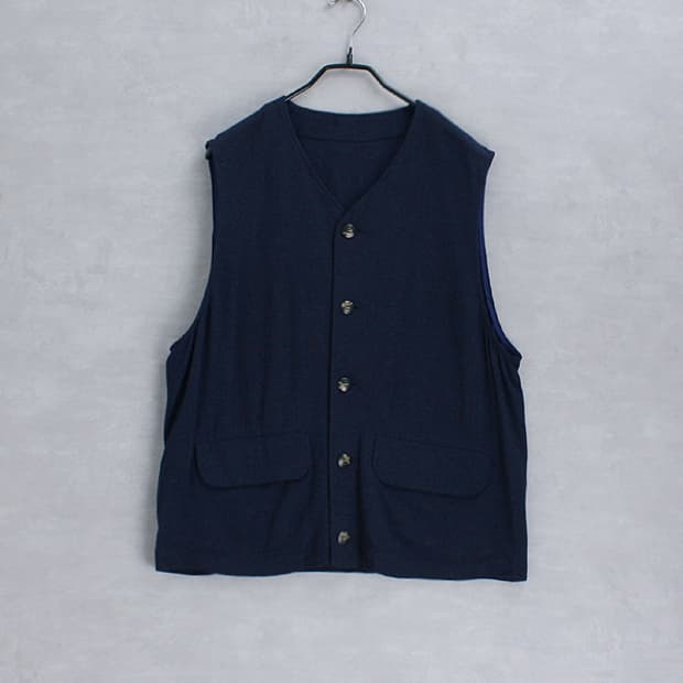 INTERMEZZO _ linen / rayon blend vest