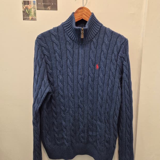 폴로 랄프로렌 남성 케이블 니트  M
