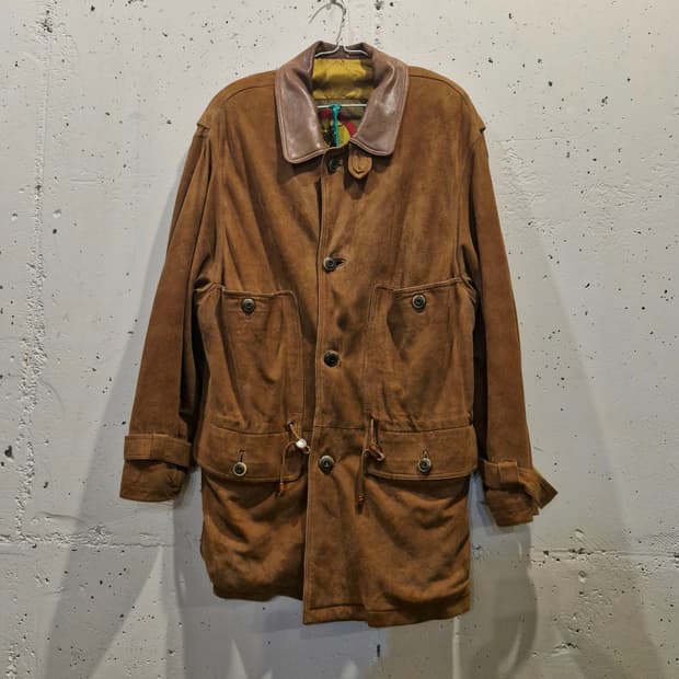 USA 빈티지 스웨이드 가죽 자켓 L~