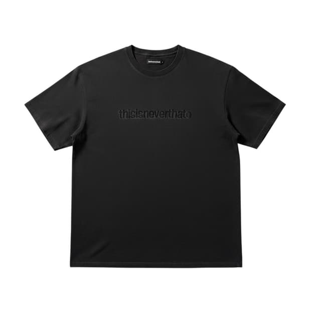 (XL) 디스이즈네버댓 워시드 반팔 티 차콜