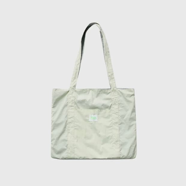 999휴머니티 x 락피쉬 샤이니 토트백 민트 옐로우