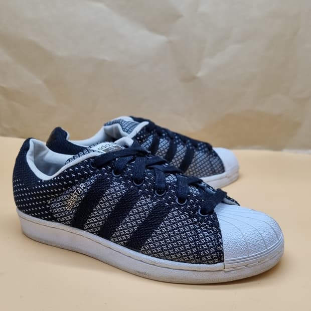 아디다스 슈퍼스타 위브 블랙 스니커즈230