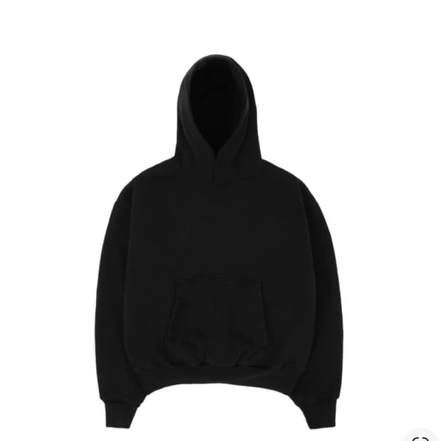 Yeezy Gap 블랙 후드티M