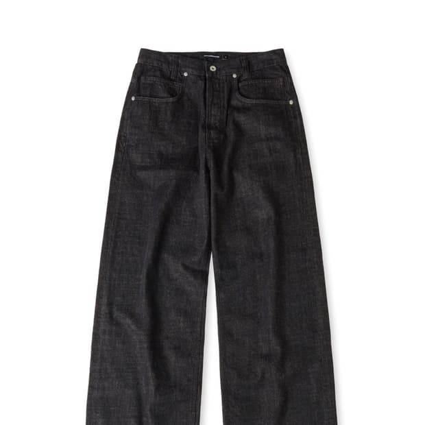 Regular Selvedge Jeans Black 2 Size