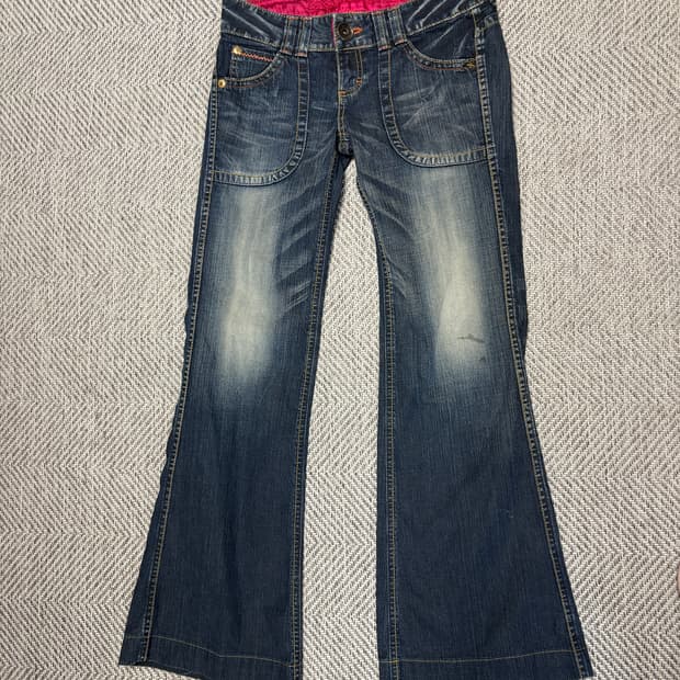 Edwin Something 빈티지 플레어진 부츠컷 데님 해