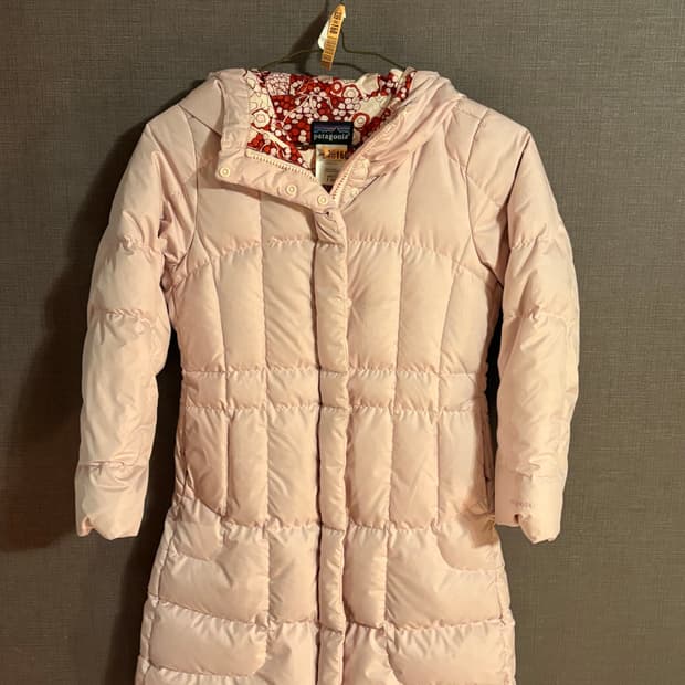 파타고니아 여아 핑크 패딩(8) 160