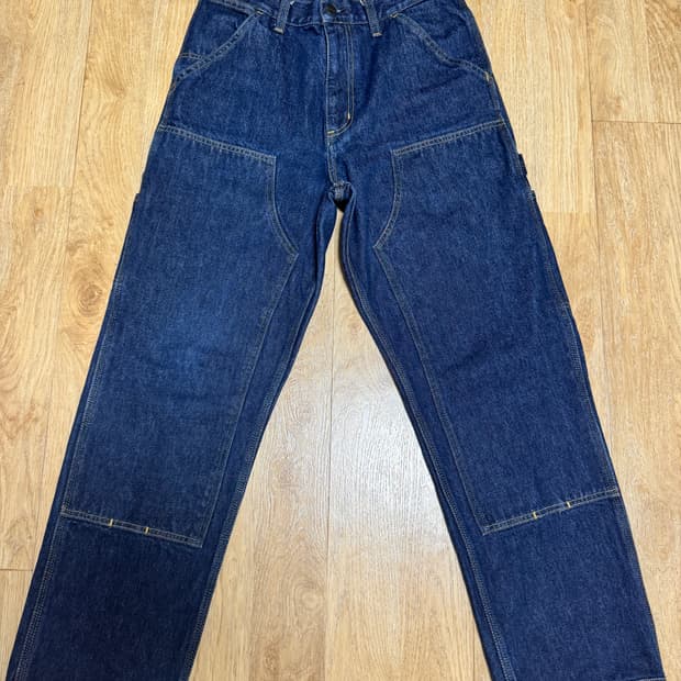 칼하트윕 데님 더블니 블루 린스드 29