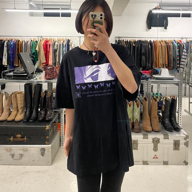 GU x 귀멸의 칼날 시노부 티셔츠