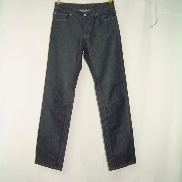 Helmut lang 00s treated raw denim