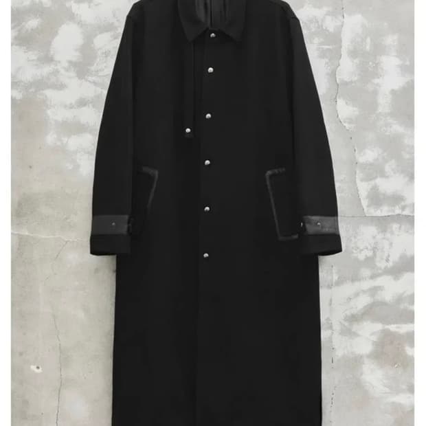 유스 24FW 싱글 스냅 코트 S사이즈