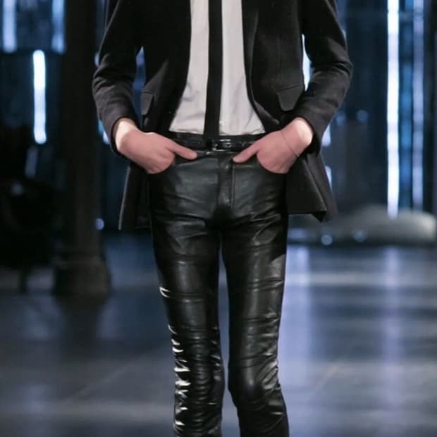 생로랑 스키니 넥타이