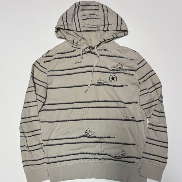 희귀!! 컨버스 올드스쿨 스트라이프 후드티