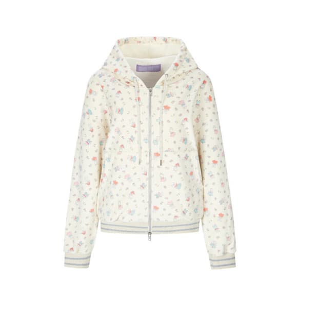 구함) 민지에나 sheep fluffy hoodie cream