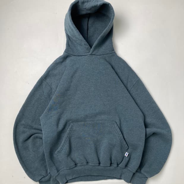 90s Russell Hoodie (faded charcoal)