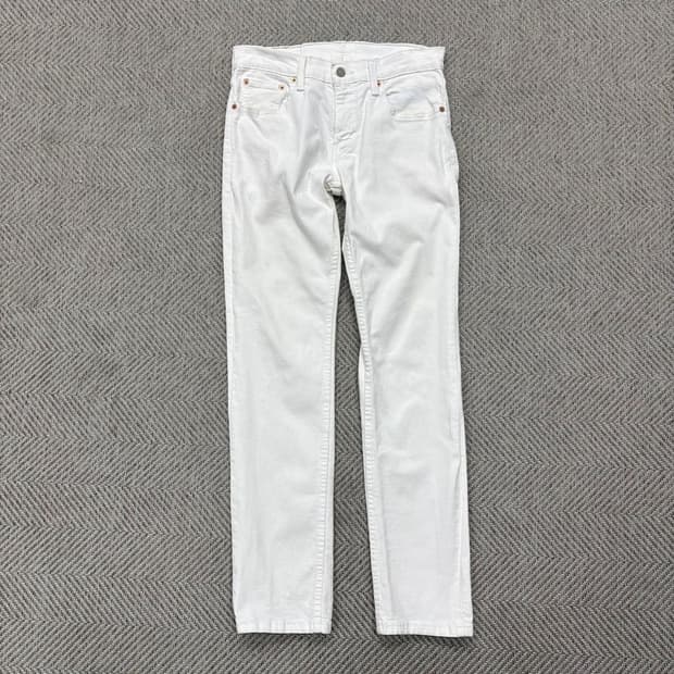 리바이스 511 화이트 진 v0267