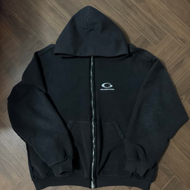 발렌시아가 루프 인사이드 아웃 후드집업 L