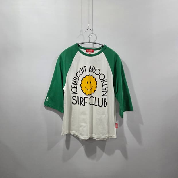 아이스비스킷 키즈 레글런 7부 티셔츠 165